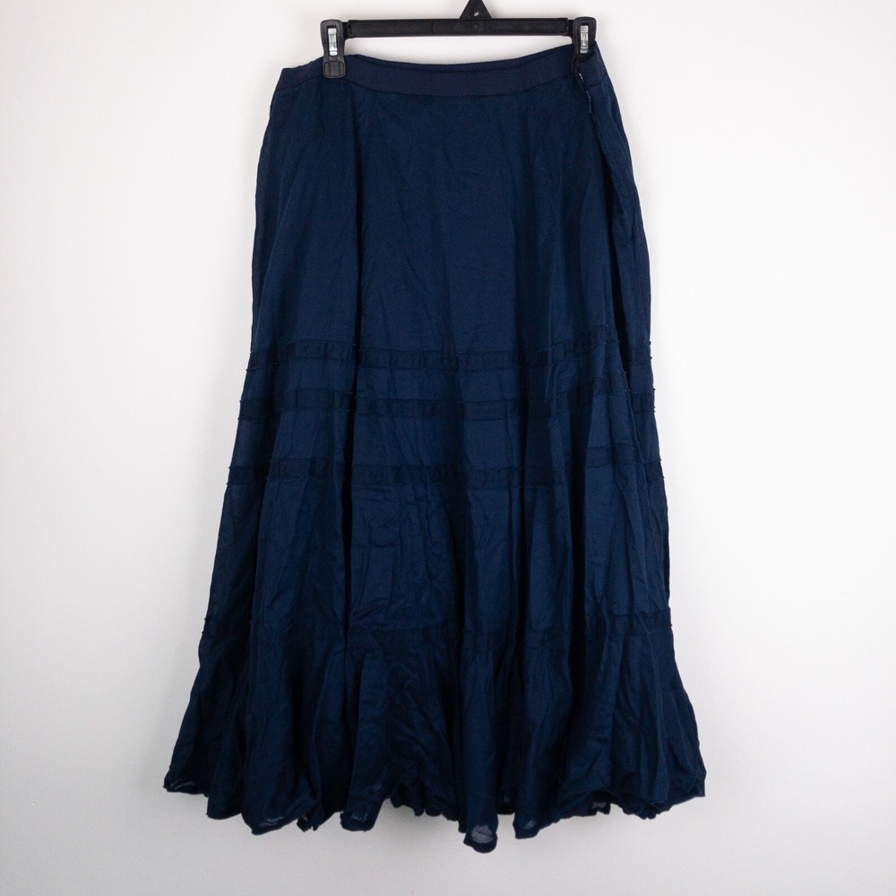 Lauren Ralph Lauren Navy Maxi Skirt